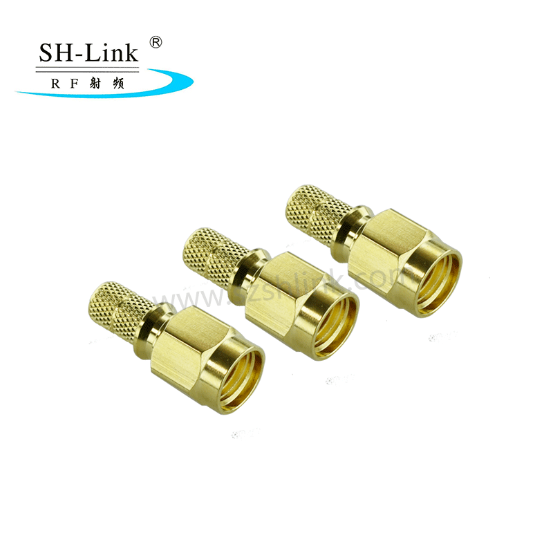 RF SMA coaxial female connector for RG316 RG174 cable